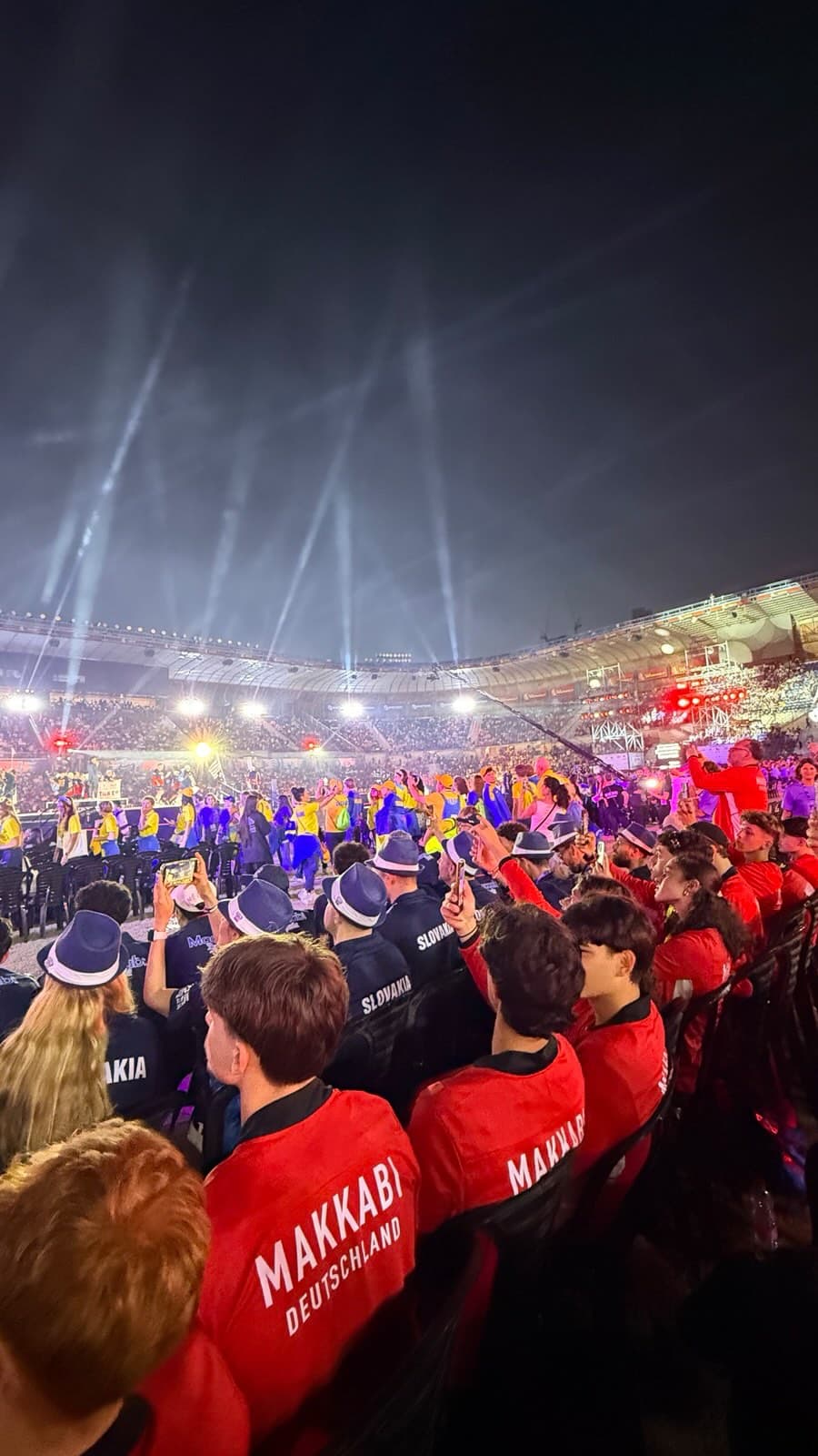 Makkabi Deutschland bei der Eröffnungsfeier der Maccabiah